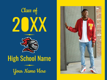 Picture of High School Blue and Yellow 4