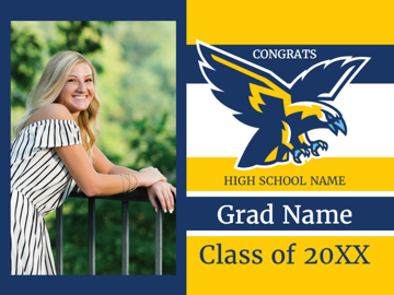 Picture of High School Blue and Yellow 5