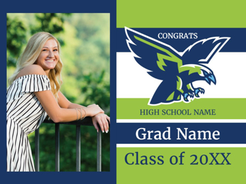 Picture of High School Green and Blue 5