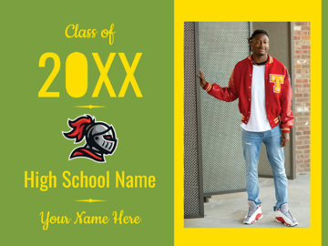 Picture of High School Green and Yellow 4
