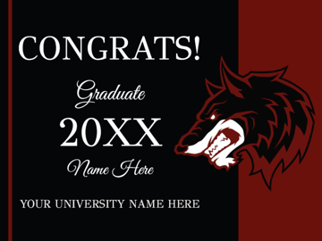 Picture of College Congratulations Signs 3