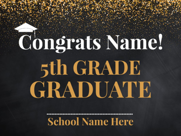 Picture of Elementary School Congratulations Signs 3