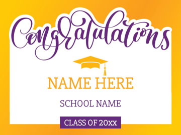 Picture of Middle School Congratulations Signs 4