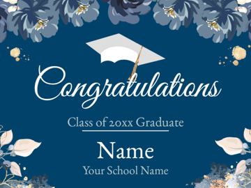 Picture of High School Congratulations Signs 1