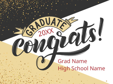 Picture of High School Congratulations Signs 4