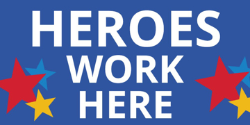 Picture of Heroes Work Here Banners 872483814