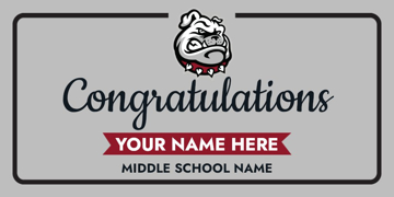 Picture of Middle School Banner 2- 4x8
