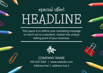 Picture of Education/Childcare Postcards 1 - 5x7