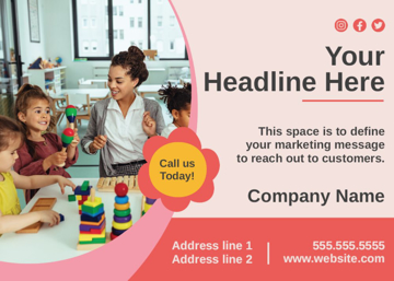 Picture of Education/Childcare Postcards 3 - 5x7