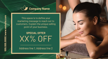 Picture of Beauty/Spa Postcards 3 - 6x11