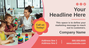 Picture of Education/Childcare Postcards 3 - 6x11