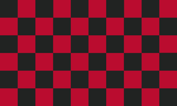 Picture of Red/Black Checkered Flag