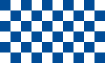Picture of Blue/White Checkered Flag