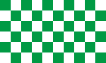 Picture of Green/White Checkered Flag