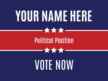 Picture of Political Campaign Sign 1