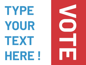 Picture of Vote Sign 10