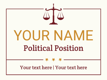 Picture of Political Campaign Sign 5