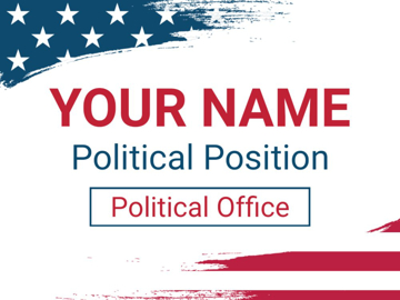 Picture of Political Campaign Sign 6