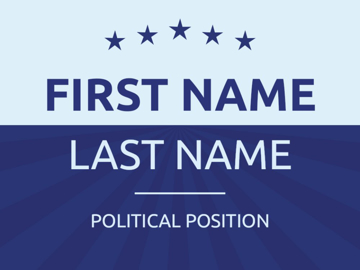 Picture of Political Campaign Sign 7