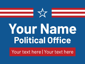 Picture of Political Campaign Sign 8