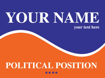Picture of Political Campaign Sign 10