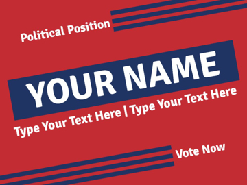 Picture of Political Campaign Sign 11