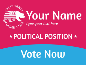 Picture of Political Campaign Sign 13