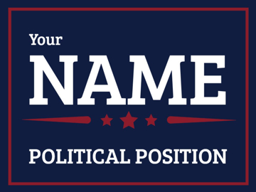 Picture of Political Campaign Sign 14