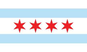 Picture of Chicago, IL Flag