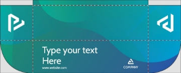 Picture of 3 Sided Table Throw 14 - 8ft