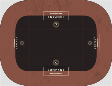 Picture of 4 Sided Table Throw 22 - 4ft