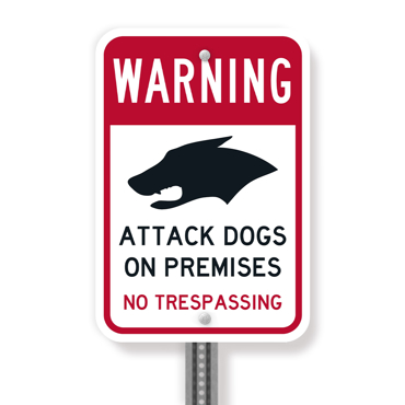 Picture for category Beware of Dog Signs