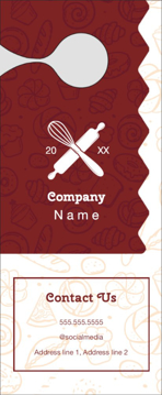 Picture of Food & Beverage 15 - Small Door Hanger