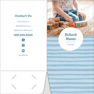 Picture of Education &amp; Child Care 2 - 6x9 Presentation Folder