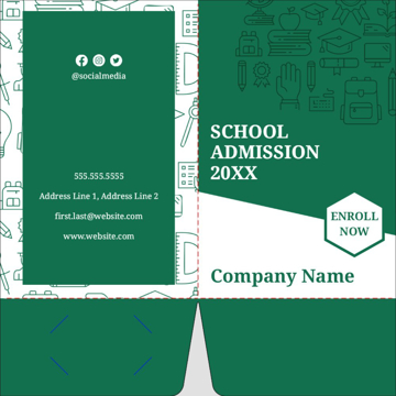 Picture of Education &amp; Child Care 3 - 6x9 Presentation Folder