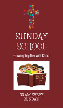 Picture of Sunday School 9 - 81" x 47"