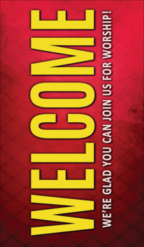 Picture of Welcome 10 - 81" x 47"