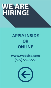 Picture of Now Hiring 9 - 81" x 47"