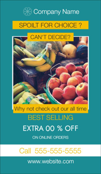 Picture of Retail-Fruits-01 - 81" x 47"