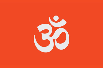 Picture of Hindu flag - 4x6