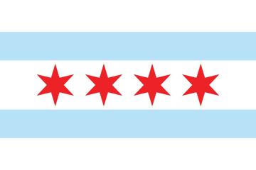Picture of Chicago, IL Flag- 2x3