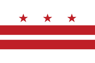 Picture of Washington, DC Flag- 2x3