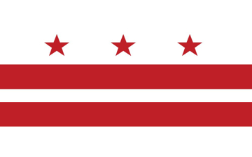 Picture of Washington, DC Flag- 5x8