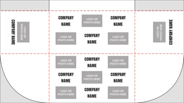 Picture of 3 Sided Table Throw 38 - 4ft