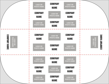 Picture of 4 Sided Table Throw 38 - 4ft