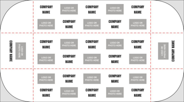 Picture of 4 Sided Table Throw 38 - 8ft