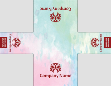 Picture of 4 Sided Fitted Table Throw 33 - 4ft