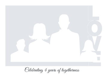 Picture of Metal Prints Anniversary 4 - 5x7