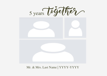 Picture of Metal Prints Anniversary 9 - 5x7