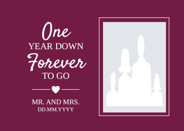 Picture of Metal Prints Anniversary 13 - 5x7